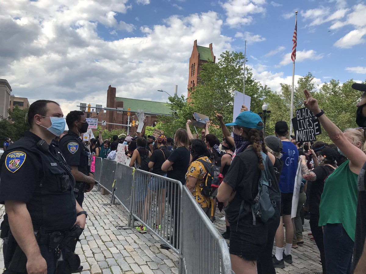 There were some protesters on foot for awhile at City Hall, but that kind of broke up.