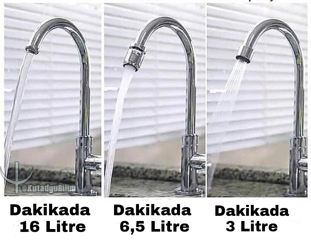 🚰Musluk başlıklarının "Su Tasarrufuna" etkisi.