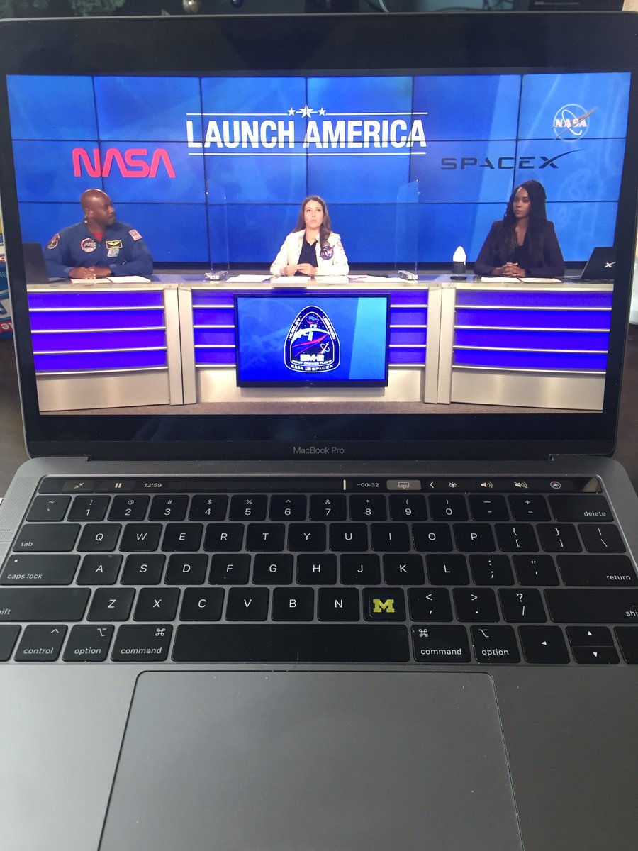 Happy Launch Day!!! Today marks the first manned launch by a private company, and the first manned launch to the ISS from American soil in 9 years!