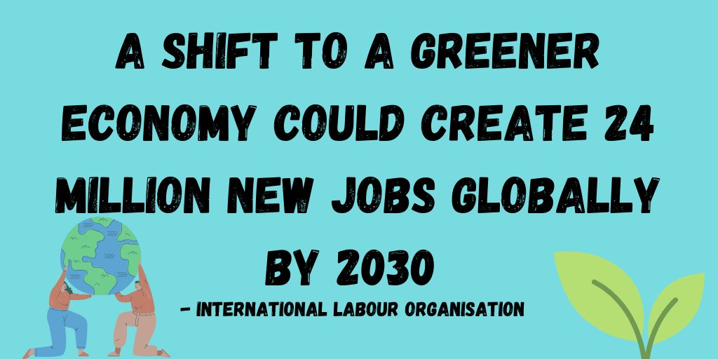 Did you know that 1.2 billion jobs depend on a stable and healthy environment? Creating #sustainable #careers is more important than ever! 

#covid19 #environment #jobs