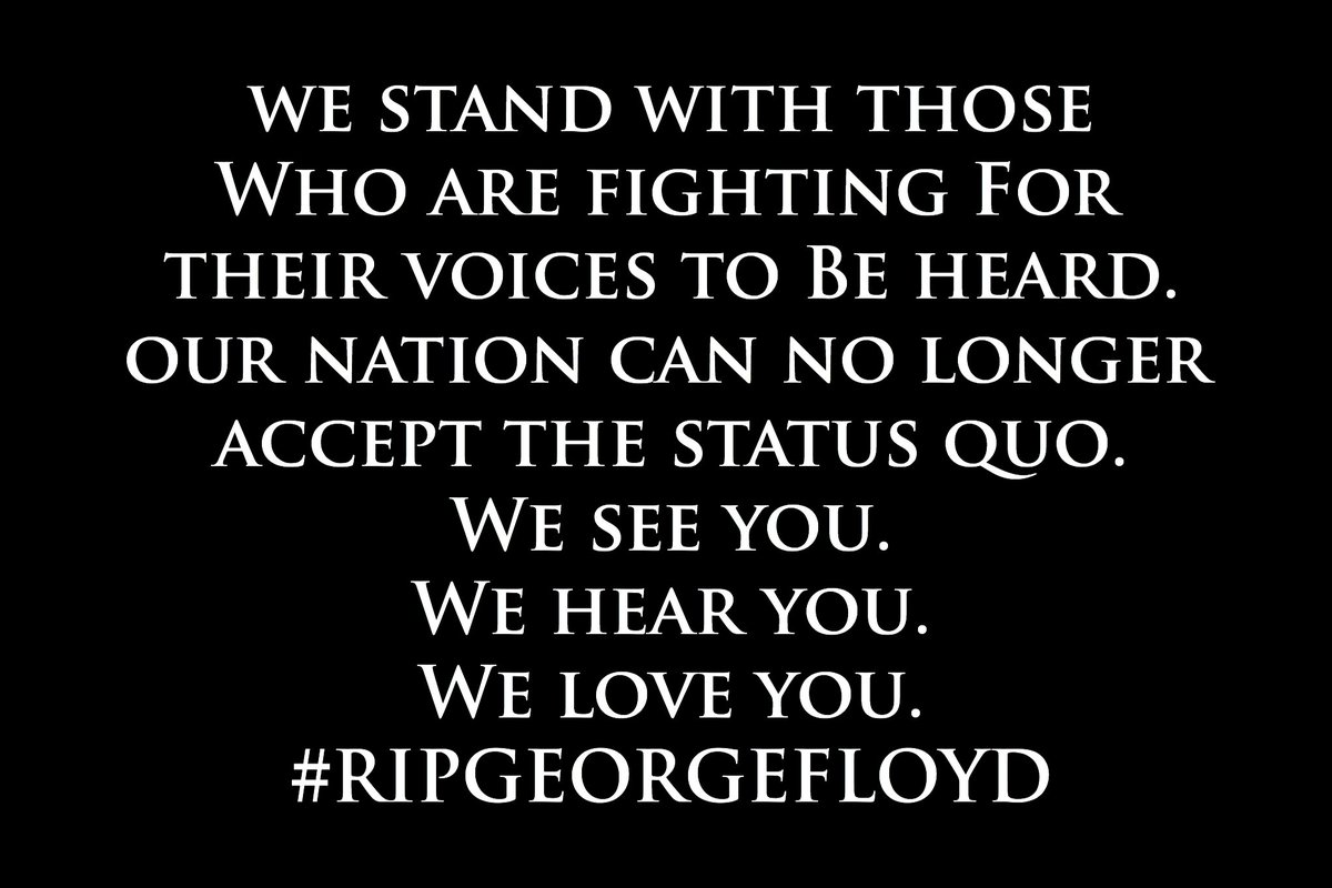 blackveilbrides's tweet photo. #RIPGeorgeFloyd https://t.co/UONDFGFOe1
