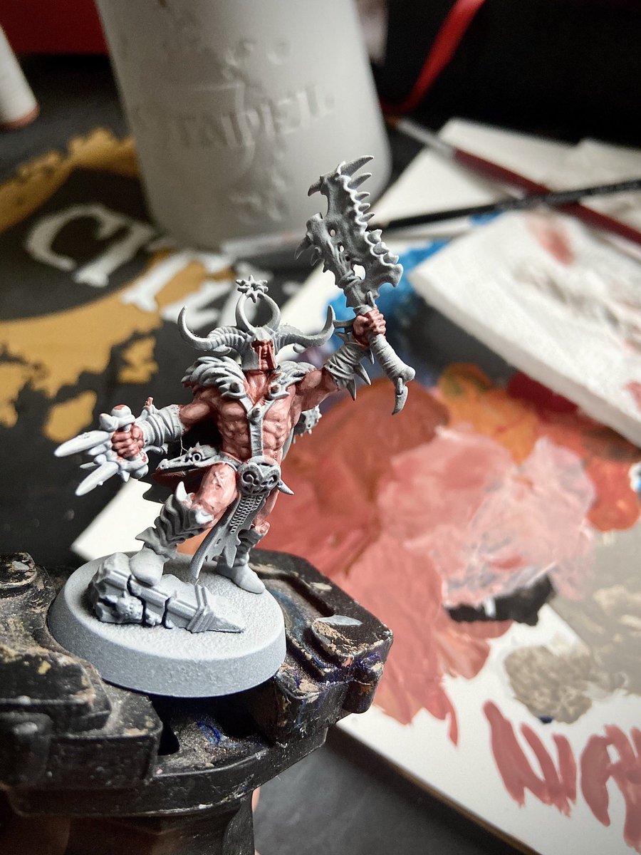 tomaslesniak's tweet photo. #workinprogress 🤭😎
#warcry #boardgames #tabletop #PaintingWarhammer #warhammercommunity #paintingminis #untamedbeast https://t.co/9XoiXqUO7N