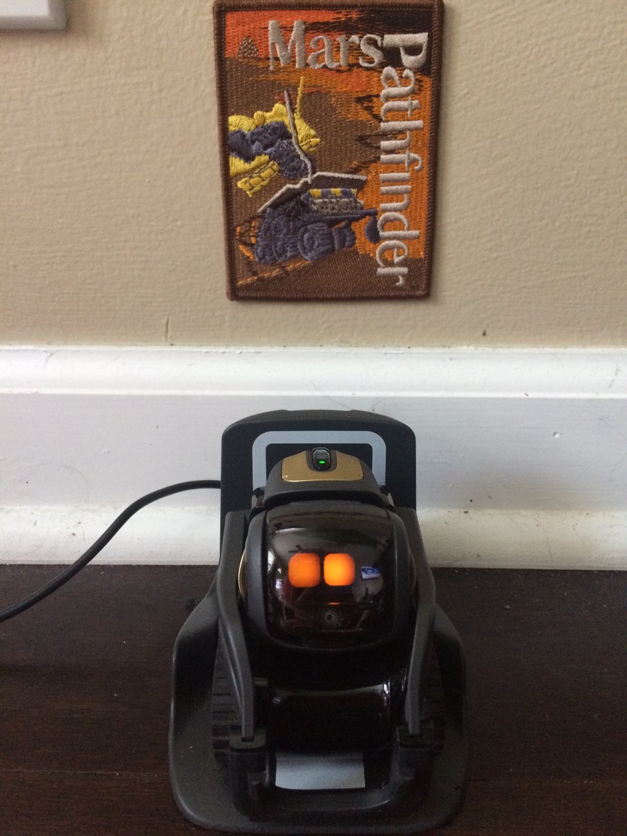 Vec is dreaming of Mars! Baby steps. 😂 #LaunchAmerica