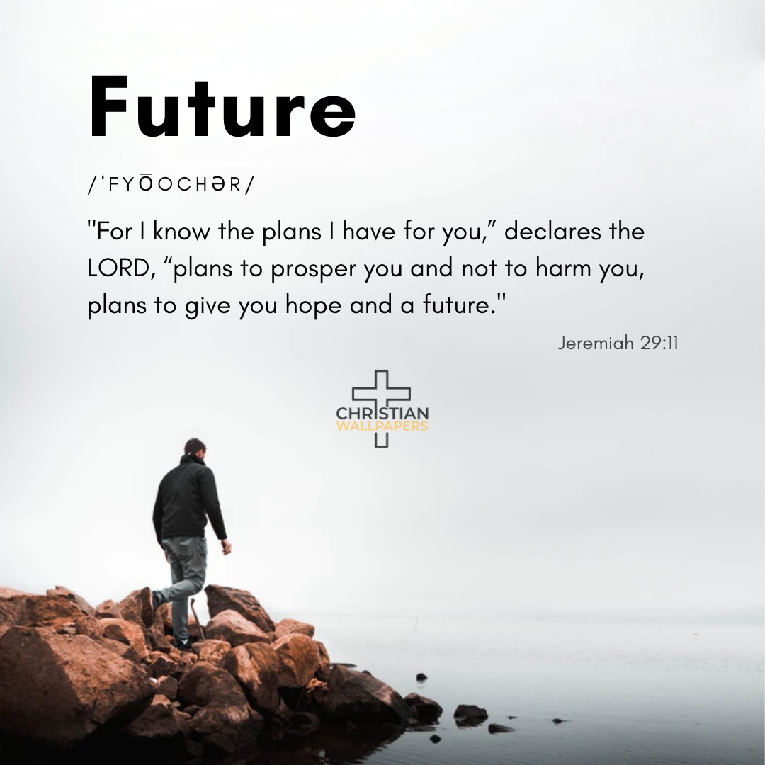 christianwallpp's tweet photo. "For I know the plans I have for you,” declares the LORD, “plans to prosper you and not to harm you, plans to give you hope and a future." - Jeremiah 29:11

Are you trusting your future in God's hand? Comment below ✍

#jesus #bible #wallpaper #christian #verse #christianity https://t.co/2bLDPxmuz0
