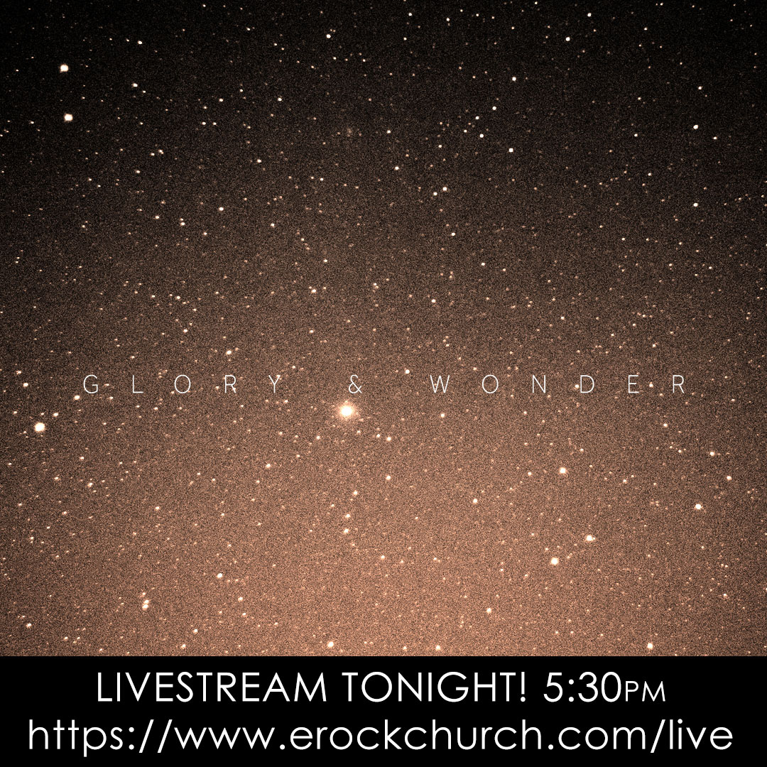 Join us as we praise God's glory and wonder tonight at 5:30pm! #praisegod #worship #weekend #saturdayworship #praisejesus #gloryandwonder #gloryofgod #mysteryofgod #livestream #satruday