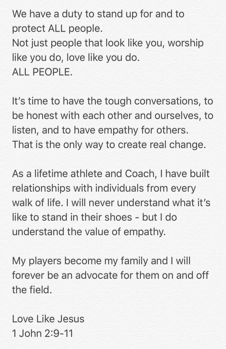 Ry_Beard's tweet photo. “The time is always right to do what is right”
#CoachesStandforJustice 
#SpeakUp https://t.co/QdgAoIVEnT