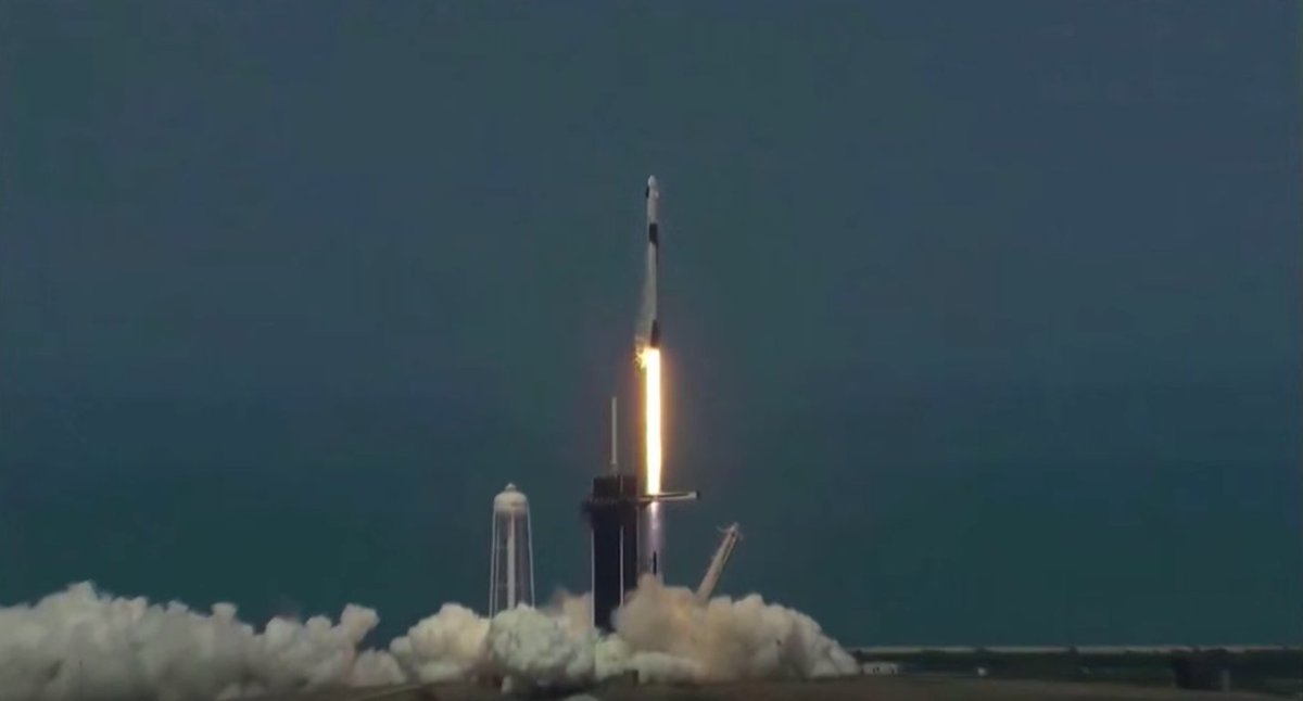 El lanzamiento del Crew Dragon de SpaceX y NASA es el primer vuelo tripulado realizado por una empresa privada...
¡WOW! 😱
#SpaceX #CrewDragon