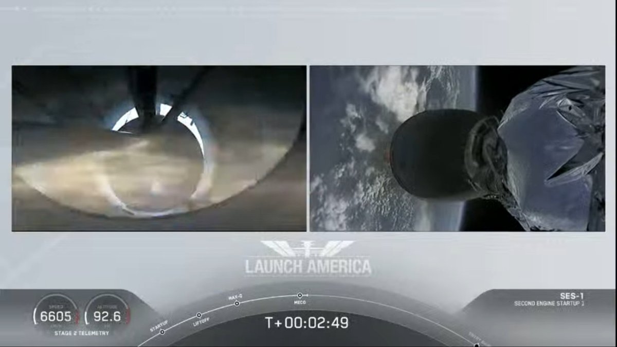 Stage separation confirmed!
