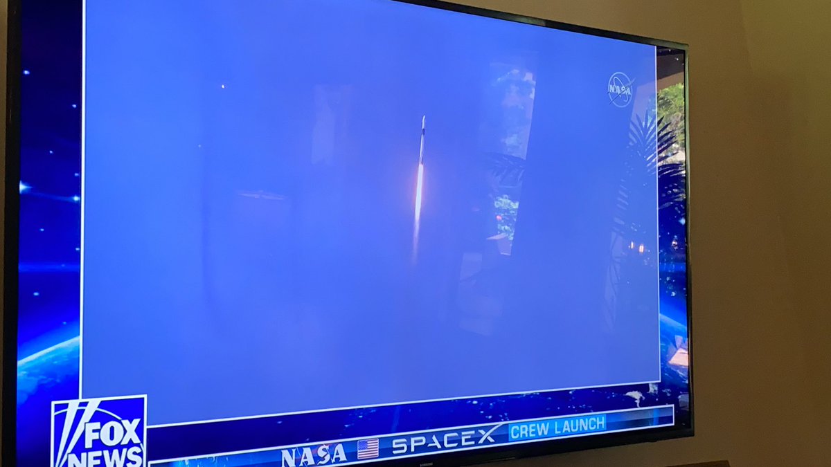 DLoesch's tweet photo. Epic. A new era in many ways.
#LaunchAmerica #SpaceX #SpacePrivatization https://t.co/QJNpHKMdvf