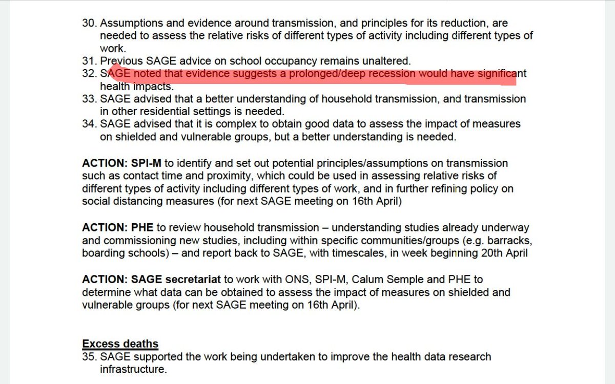 14.04.2020Deaths plateauing, transmission in declineEvidence for masks is weakDeep recession would have significant impact on health'R' rate below 1 in the community