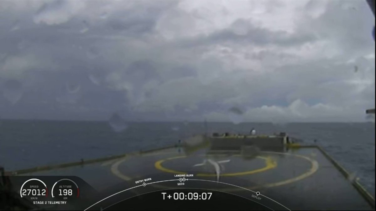 Live video of the drone ship "Of Course I Still Love You" - IT SUCCESSFULLY LANDED!