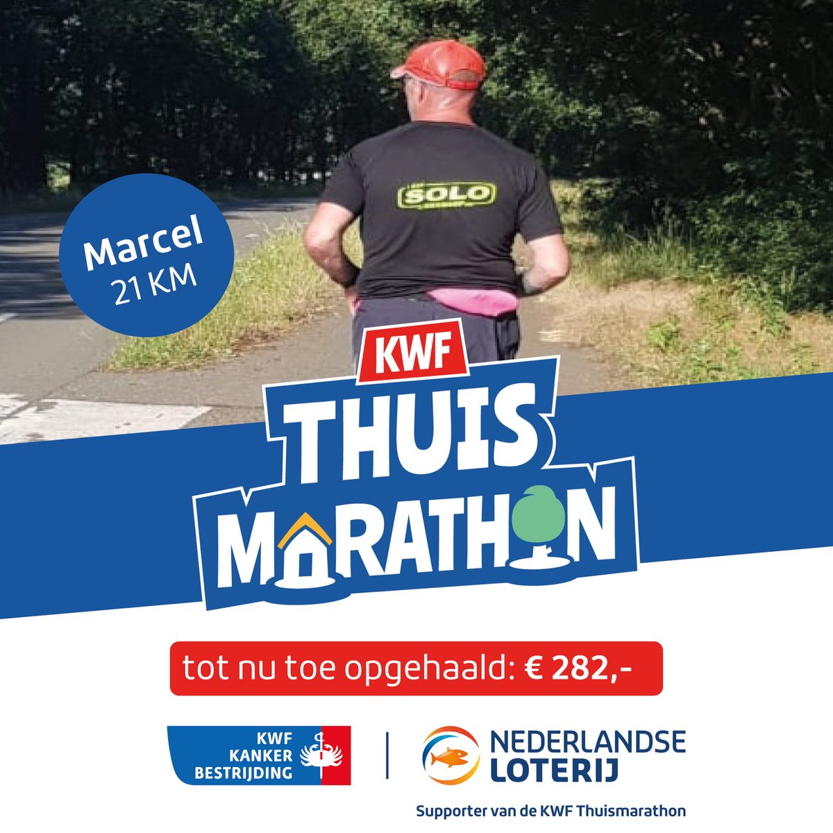 Zoooveel mensen kwamen vandaag in actie voor de #KWFThuismarathon🏃‍♀️

Deze helden waren er ook bij: Marcel liep 21 km en Jacques een héle marathon! Samen haalden ze ook nog eens zo’n 2000 euro op voor <a href="/kwf_nl/">KWFKankerbestrijding</a>🧡

Wat zijn we trots. Jullie ook? 
Support👉bit.ly/KWFThuismarath…