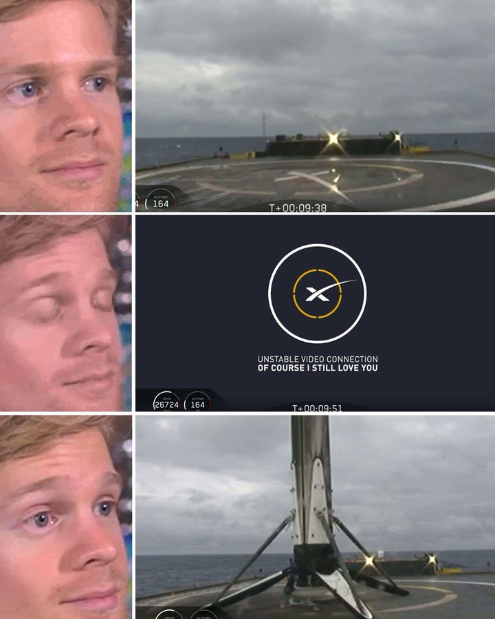 unapersonaps's tweet photo. Pero cómo #SpaceX https://t.co/NMKJzMKG7I