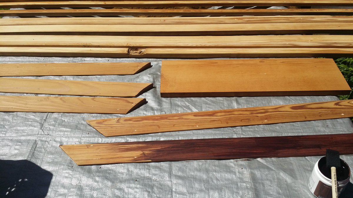 Trim sanded and waiting for finish yesterday and the most important part installed just now! 