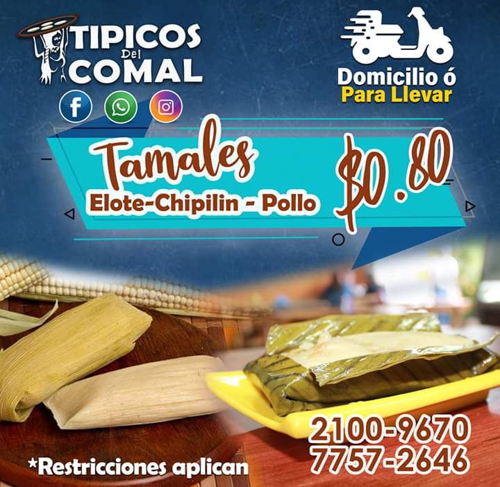 Emerson_Gamez's tweet photo. #Sabado de #SiHay #Tamales de #Pollo #Chipilin y #Elote
#yucafrita #AtolDeElote #QuedateEnCasa #CompraLocal
#Pupusas #AlComal a
#Domicilio o #ParaLlevar
#ApoyaAlEmprendedorLocal
2100-9670 #Whatsapp 7757-2656
*Pregunta por las diferentes formas de pago
*Restricciones aplican https://t.co/f6oXmkhmBY