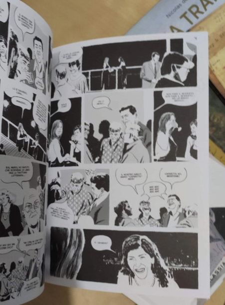 Marchello Quintnilha ブラジル人漫画家
あー南米のこんな人、いるなぁ。。じんわり、汗かいた感じのおばさんとか。

部屋のを俯瞰して見た描き方とか、風景描写が個人的につぼ。

2016年グラフィックノベルのTungstenoがアングレームで受賞 