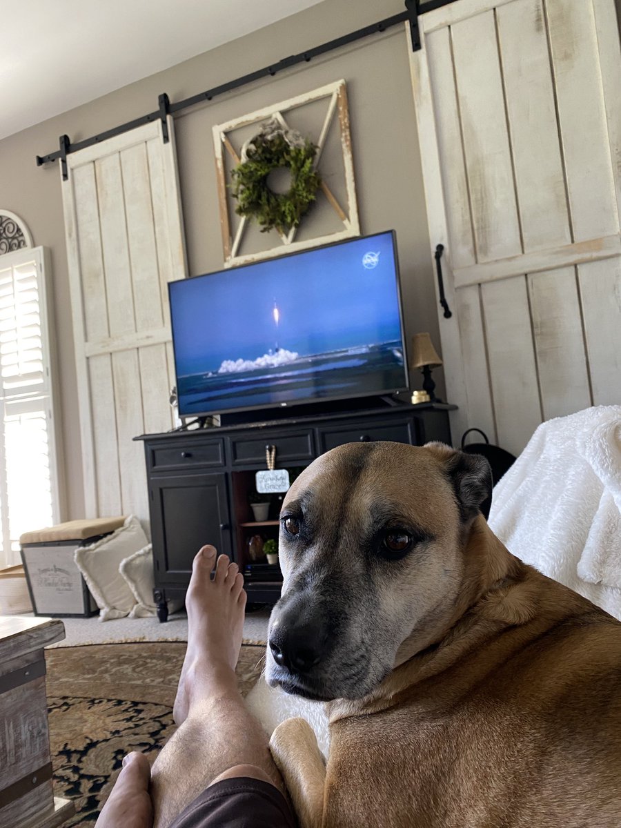 Definitely a “where were you when...” moment. So cool that #America is back in space. Tremendous job <a href="/SpaceX/">SpaceX</a> <a href="/NASA/">NASA</a> <a href="/AstroBehnken/">Liam</a> <a href="/Astro_Doug/">Col. Doug Hurley</a>
