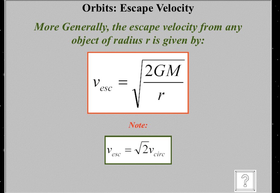 Gautaamm's tweet photo. Watching the #SpaceX launch reminded me of something that was a painful memory and something I am able to laugh it off now!
Do you know what’s the formula for Escape Veloxity of Earth? I do! It’s this:
#escapevelocity #HSCBoards #Meritlist https://t.co/7O1RnmZzzm