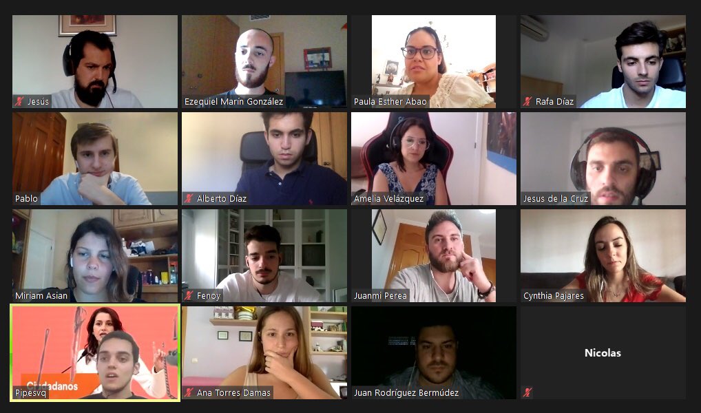 Avelazquezzzz's tweet image. ✅Hoy he mantenido una reunión vía telemática junto con mis compañeros de #JcsSevilla y nuestros adjuntos @EzequielMarGon
@PereaJuanmi y @Jesu_MD.

👏Es un placer volver a veros.

➡️Retomamos la actividad para seguir aportando con ilusión lo mejor para nuestro país.