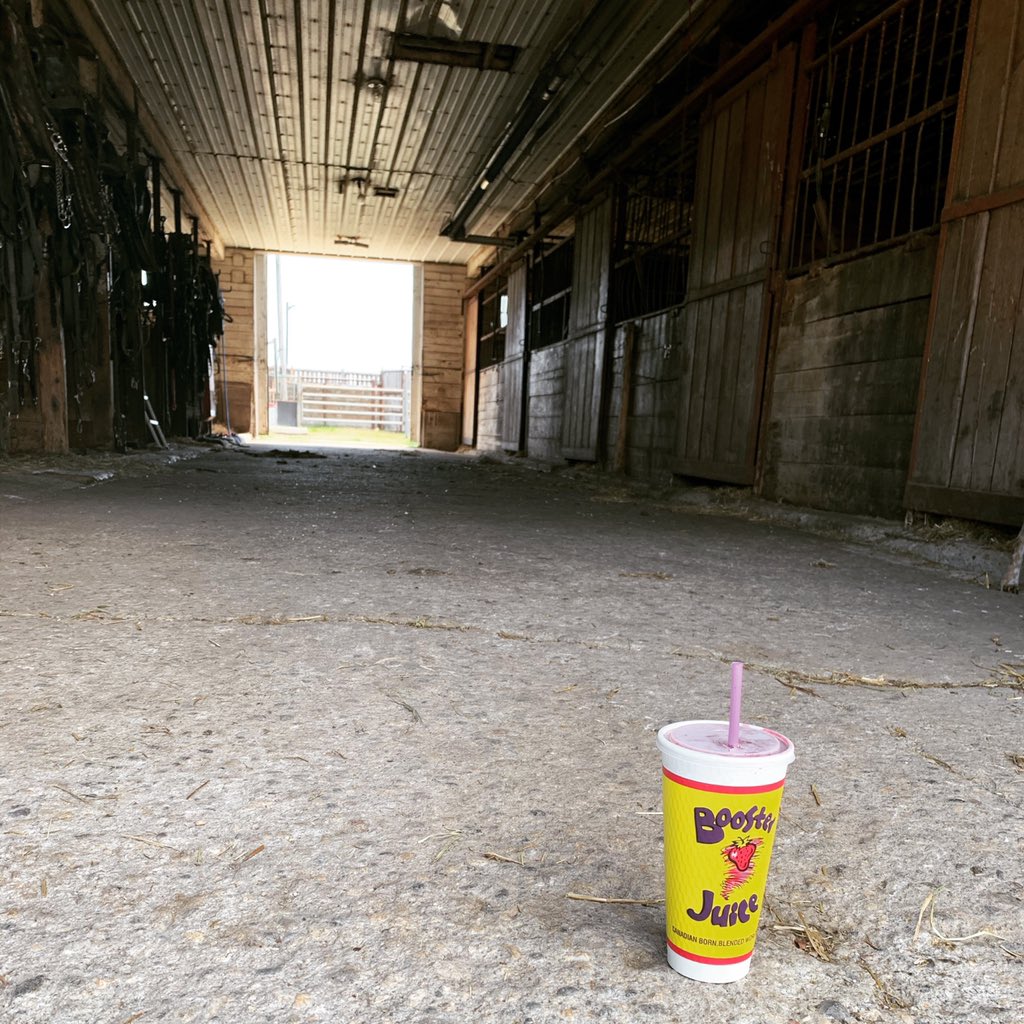 mrshollydick's tweet photo. Not everyday I get to drink @boosterjuice at the farm! #hobmanfarms https://t.co/cN6yLHMyRD