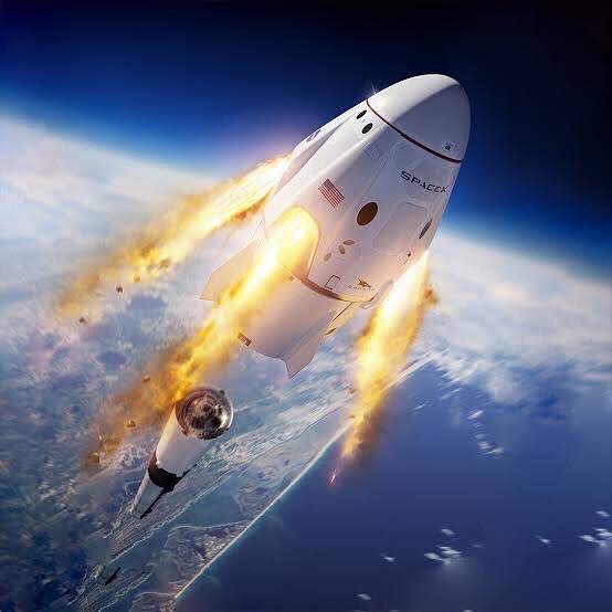 SativaExchange's tweet photo. We have been truly inspired by this achievement by NASA and SpaceX as we enter the next era in space flight! This is one of those historic moments that will further inspire everyone from youth to adult, and even onto future generations. 🚀

#NASA #SpaceX #rocket #space #ISS https://t.co/2zL2p3KAgG