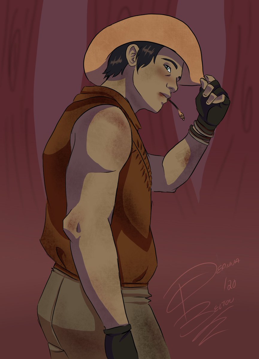 DakotaBeltonArt's tweet photo. Any cowboy Jake mains out there??
#dbd #deadbydaylight #jakepark #cowboyjake https://t.co/ZsYRQdu94M