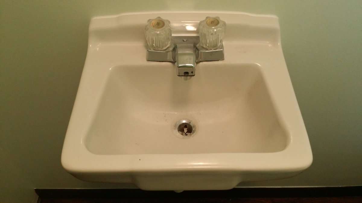 Always wash your hands after using the Loo *This is the original sink to the house so the only major component that was reused.