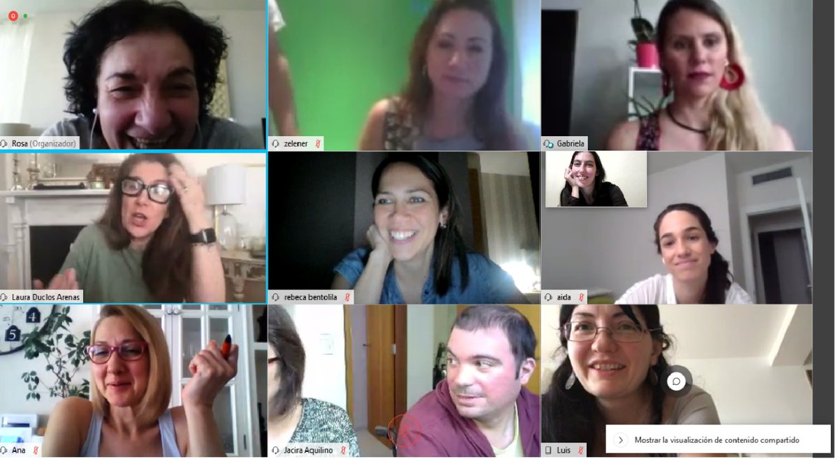 3º Encuentro Madres Pacs1 España (acompañadas por mamás de Argentina y Brasil) tema: Integración Sensorial, excelente terapeuta Gabriela Kosma, GRACIAS