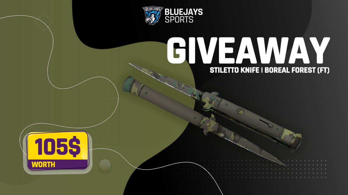 BLUEJAYS_Sports's tweet image. CSGO Knife Giveaway

What to do?
► Follow us
► Retweet 
► tag one friend
-----

► Ends: 07.June 2020

#CSGOGiveaway #CSGOSkins #csgo #Giveaway