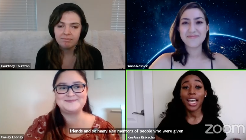 Snehalstocks's tweet image. Love the panel of former @NCWIT @NCWITAIC awardees and supporters sharing advice to the #NCWITAiC20 Virtual Award Event.

Awesome shoutout to the #NCWIT community and @reinventedmag!

#WomxninTECH #GirlsinTECH #WomxninSTEM #GirlsinSTEM