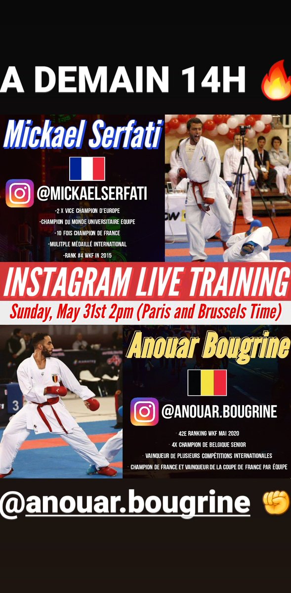 Mickael Serfati On Twitter Karate Demain 14h