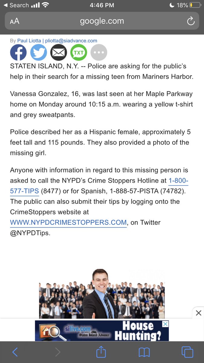 melanie02140's tweet photo. GUYS PLEASE RETWEET THIS GIRL IS MISSING https://t.co/7aHXNuAEju