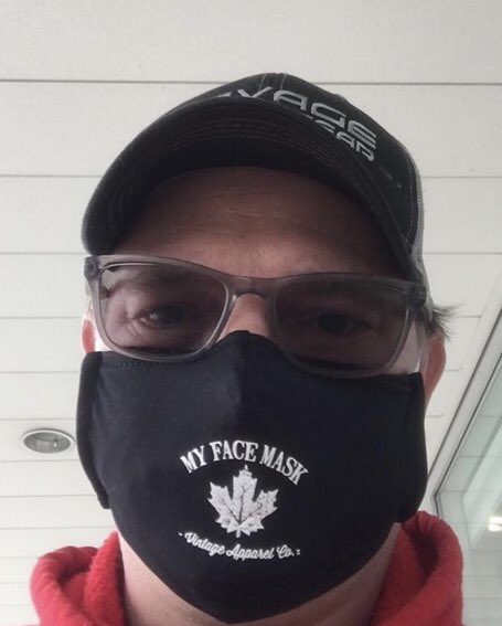 VintageAppCo's tweet photo. A new MY MASK by https://t.co/LrnhtgfM8n fan !! Order yours today at https://t.co/PSd2LMn5Rm thanks for the pic ! #facemask #mask #vintageapparelco #style #brand #islolation https://t.co/dEfYmfyef6