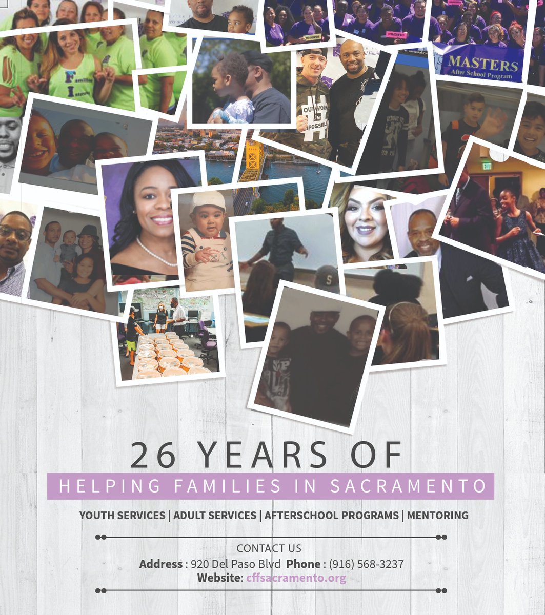 26 Years helping Families in Sacramento, CA.

Still growing strong and coming up with ways to assist our community that we love so much.
If you know a family or friend that is in need of assistance for their family, please put them in touch with us. 

cffsacramento.org
