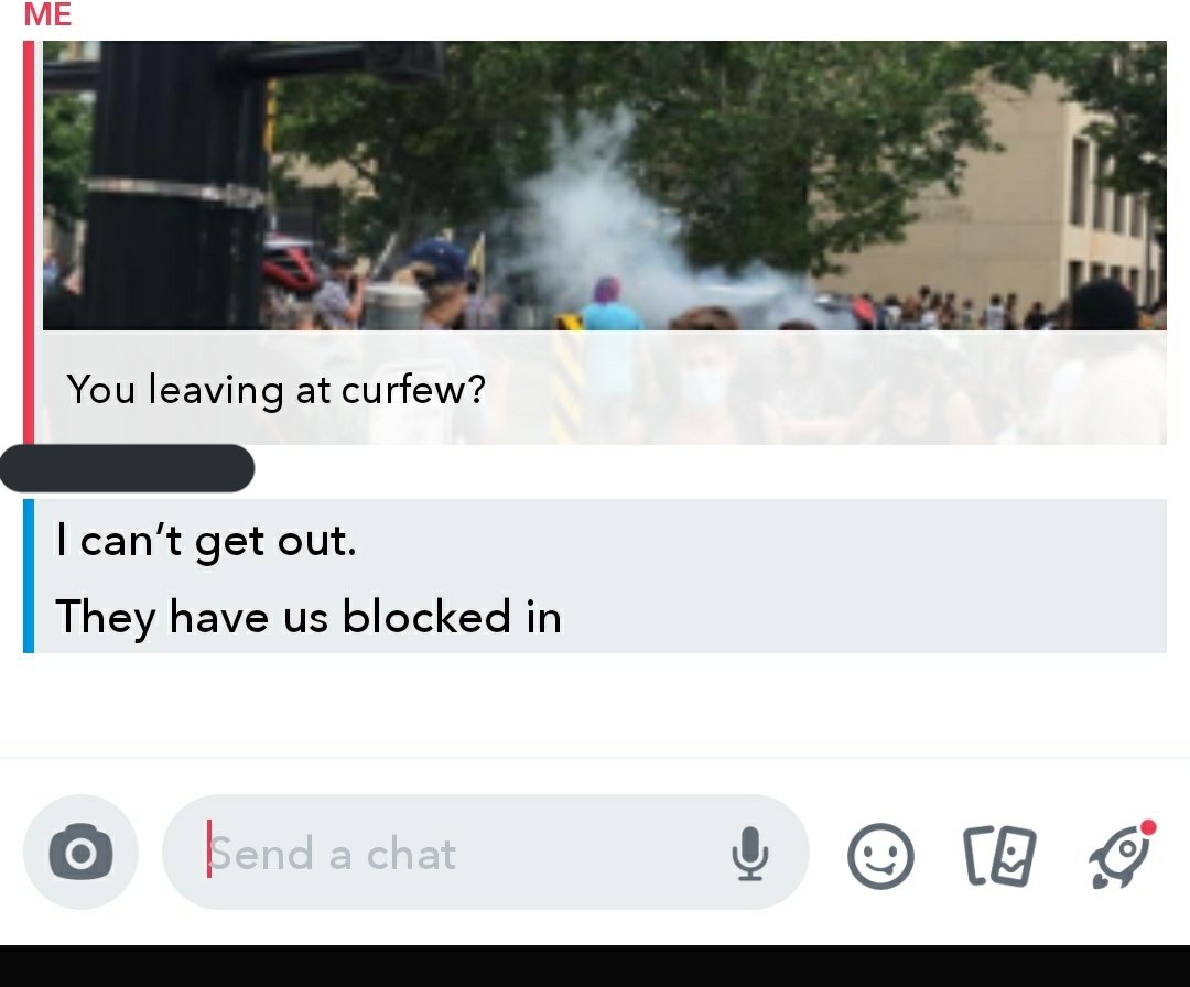 m_brenchfry's tweet photo. How do you expect people to comply with a curfew when they aren't able to get to their cars!? @slcpd @slcmayor @KSL5TV @sltrib https://t.co/10uTwR9f92