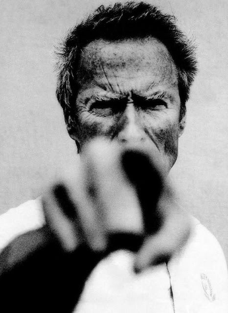 Happy Birthday to Clint Eastwood B&W Photo by Anton Corbijn  