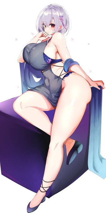 ・シスターちゃんのイラスト
透け透けチャイナでとってもセクシーな1枚。
むっちむっちした尻太ももが最高に最高すぎる……

※無断転載・無断利用お断り
※イラストはコミッションとして制作を依頼したものです
※花咲方茶先生に描いていただいてます! 