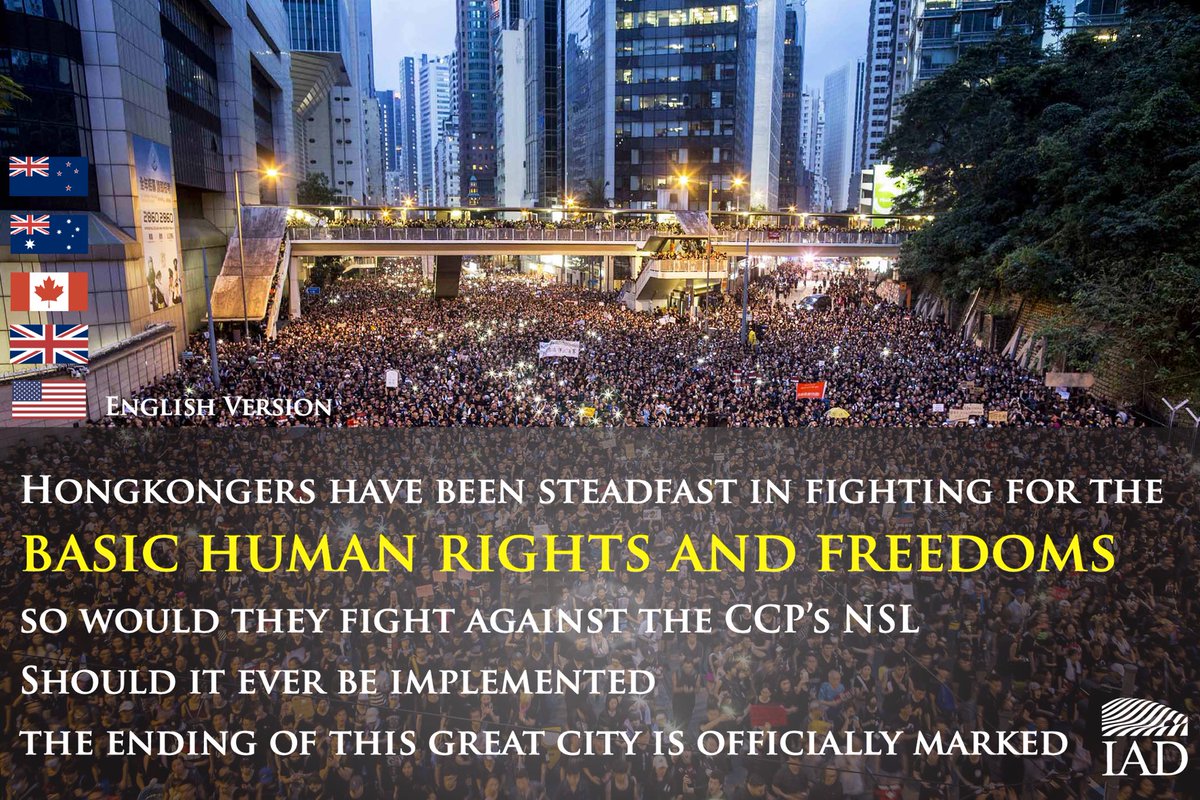 HKHIIAD's tweet photo. The Chinese Communist Party (CCP) has breached its contract with Hongkonger, and the world, by implementing National Security Law (NSL).

#FightForFreedom #StandwithHK https://t.co/PRflHT545O
