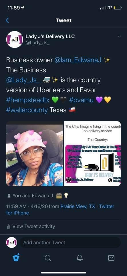 Lady_Js_'s tweet photo. @Lady_Js_ be on the run #Wallercounty #pvamu https://t.co/8SC2VfnlRq