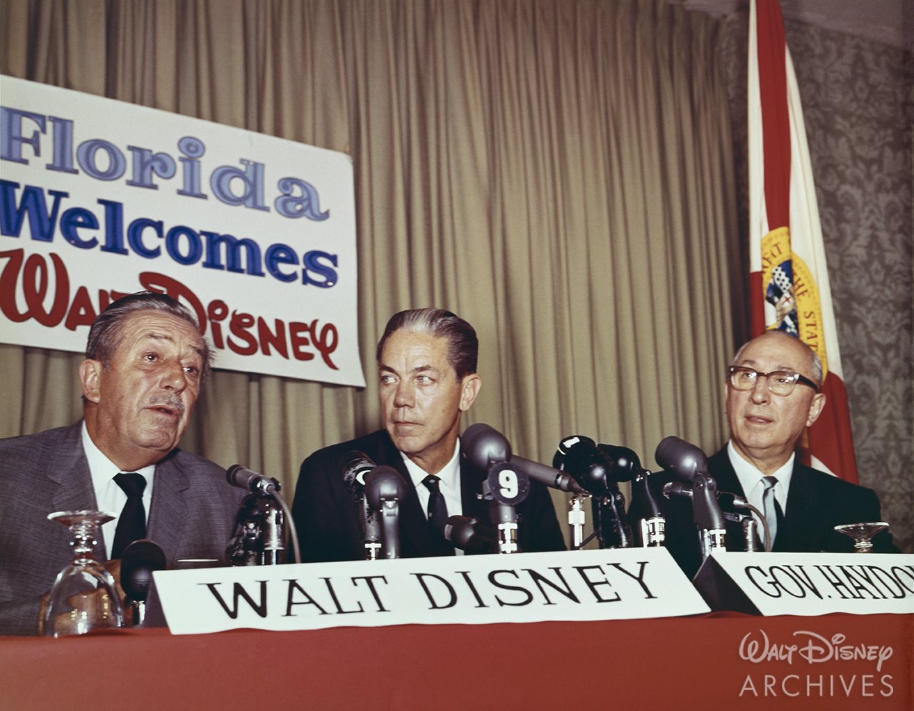 Walt Disney Archives on Twitter: "On this date in 1967, the Walt Disney Company broke ground in Florida for @WaltDisneyWorld! Here are some images of Walt and Roy Disney with Florida Governor,