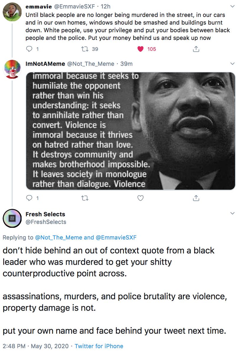 If you are not for the advancement and protection of black people at all costs, please unfollow us now.

We rather go out of business than cater to any “neutral” white audience that only wants to voyueristically enjoy black culture &amp; black art at no risk to their own fragility.