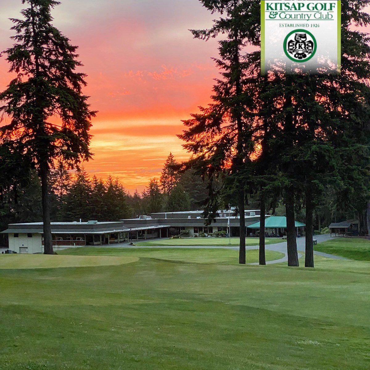 kitsapgolfcc's tweet photo. Beautiful sunset over the KGCC Clubhouse last night, sent in by one of our members! Come out and see us this week for membership opportunities! Special discounts available now for our golf memberships! Contact memberservices@kitsapgolfcc.com for more information! #kitsapgolfcc https://t.co/ITON8A14uD