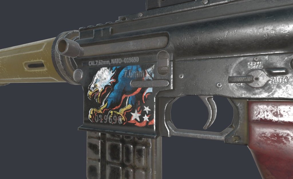 Fallout76 على تويتر ネタバレ注意 Spoiler ゲームファイルからニューベガスのサービスライフルが発見されました Fallout76 Theroguesky