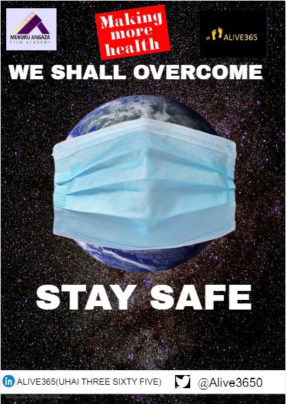 Did you know that a Facemask is a critical asset you need as an individual during this #covid19 pandemic? Get the steps of wearing a mask on the <a href="/WHO/">World Health Organization (WHO)</a> website.
@OndigoWendy <a href="/MukuruAngaza/">Mukuru Angaza Film Academy</a> <a href="/MakingMoreH/">Making More Health</a> @famina <a href="/francisgikufu/">Frank Gikufu</a> @kairu_vic <a href="/MutindiChogo/">Beverly</a> <a href="/GeorgeKosimbei/">George Kosimbei🇰🇪</a> 
#StaySafe