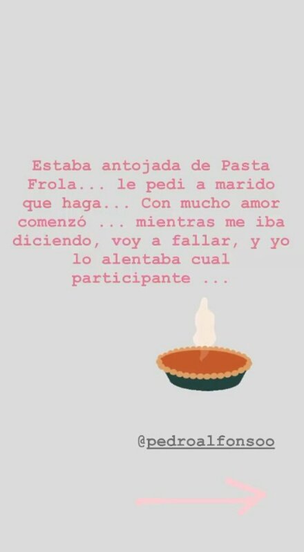 GabyPyP's tweet photo. #InstagramStories @paulitachaves
Y ... el resultado de @pedroalfonsoo 🤭es como #MarcosBakeOff 😂😂😂 https://t.co/CX2yXSFRI8