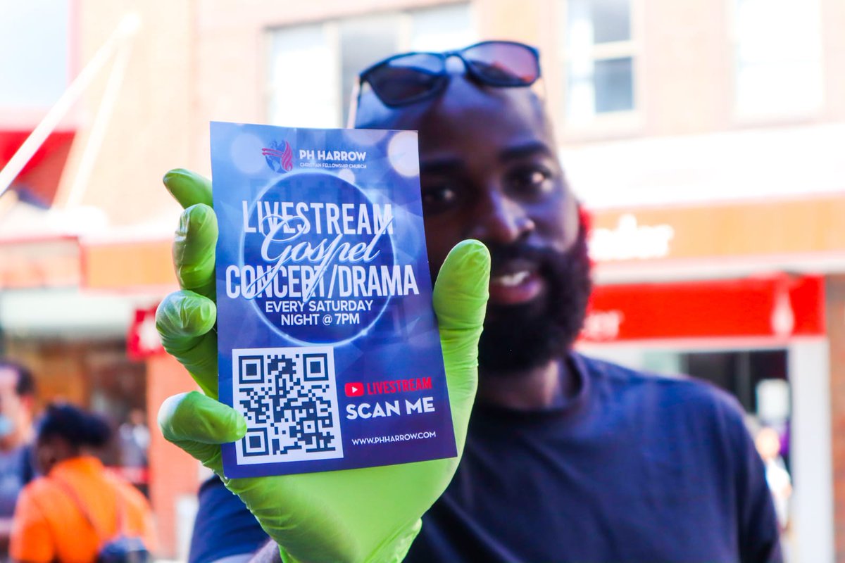 phwembley's tweet photo. It's been a while but we had a great time ministering to people in Harrow this afternoon😷🎙️

Our new social distancing outreach methods were a success and we will continue to implement them for the foreseeable future.

#StaySafe #HarrowYouKnow #CoronaFree #Evangelism https://t.co/5Ug7RNTSy5