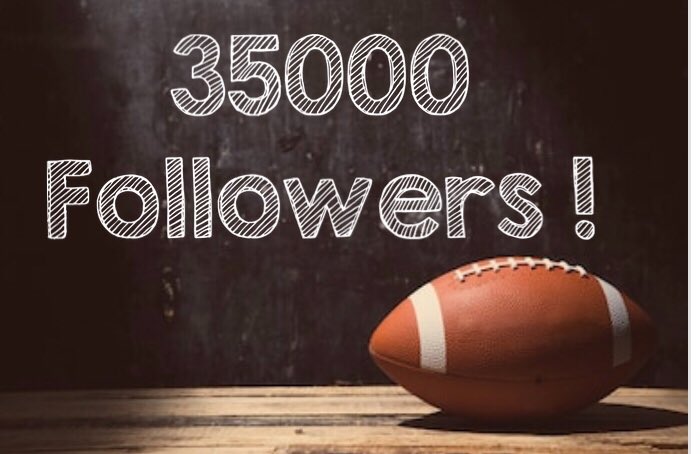 NflLads's tweet photo. So we just hit 35k Followers over on Facebook be sure to check out the special giveaway coming soon ! https://t.co/z399TZC79K