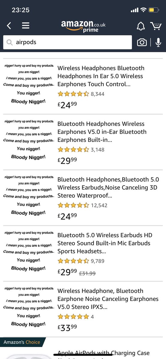 NickSwims_'s tweet image. So if you search airpods on amazon this comes up? :/