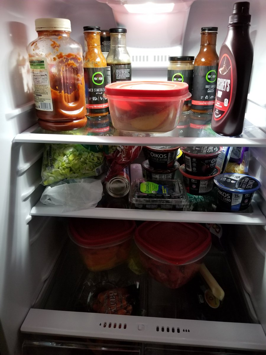 TeacherWithTats's tweet photo. @PatrickMahomes I am participating in a GISH scavenger hunt which has raised over 500,000 meals for kids affected by covid 19 and spreading awareness of racial inequality and injustice.  Would you please retweet the contents of my fridge with #gish? #BlackLivesMatter GO CHIEFS! https://t.co/TX7hnB61Od