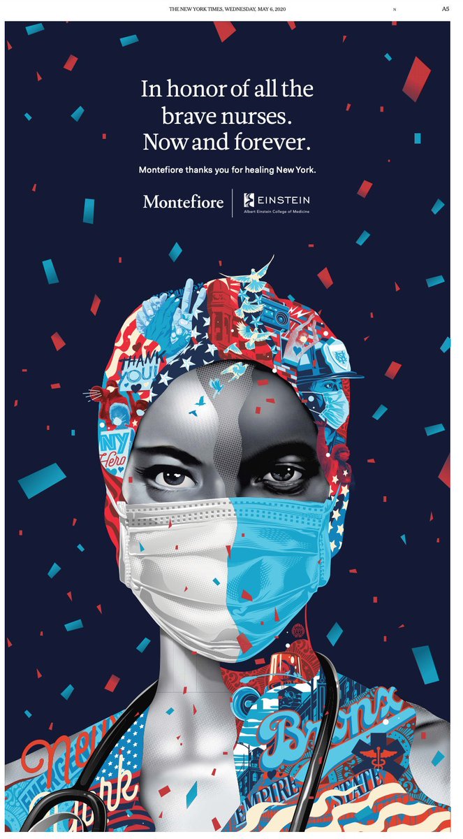 MarkGjonajNY's tweet photo. Yesterday, for the first time since the pandemic hit, @MontefioreNYC had zero #COVID19 deaths. #EndlessThanks to our #MonteHeroes for their life-saving work now and always. https://t.co/yOnLV77PDu